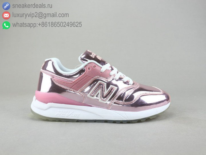 NEW BALANCE ML997.5 ROSE GOLD LASER LEATHER WOMEN RUNNING SHOES